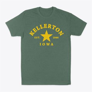 Kellerton Iowa Star Classic Dad T-Shirt