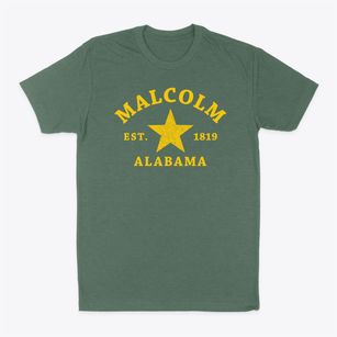 Malcolm Alabama Star Classic Dad T-Shirt