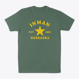 Inman Nebraska Star Classic Dad T-Shirt