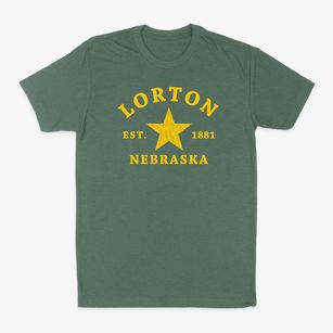 Lorton Nebraska Star Classic Dad T-Shirt