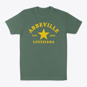Abbeville Louisiana Star Classic Dad T-Shirt