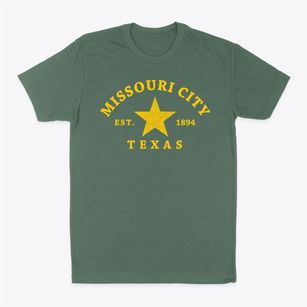 Missouri City Texas Star Classic Dad T-Shirt