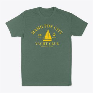 Hamilton City California Yacht Club Classic Dad T-Shirt