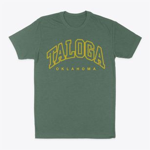 Taloga Oklahoma Inline Classic Dad T-Shirt