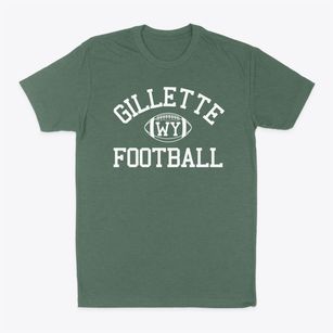 Gillette Wyoming Football Classic Dad T-Shirt