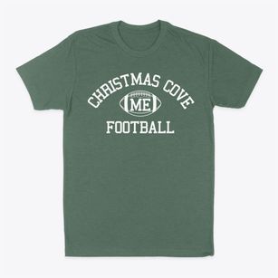 Christmas Cove Maine Football Classic Dad T-Shirt