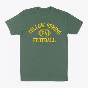 Yellow Spring Pennsylvania Football Classic Dad T-Shirt