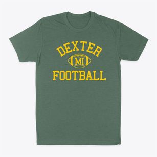 Dexter Michigan Football Classic Dad T-Shirt