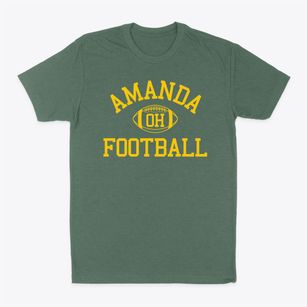 Amanda Ohio Football Classic Dad T-Shirt