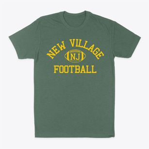 New Village New Jersey Football Classic Dad T-Shirt