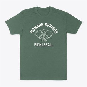 Monark Springs Missouri Pickleball Classic Dad T-Shirt