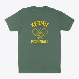 Kermit New Mexico Pickleball Classic Dad T-Shirt
