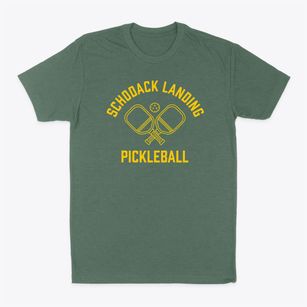 Schodack Landing New York Pickleball Classic Dad T-Shirt