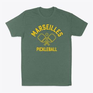 Marseilles Illinois Pickleball Classic Dad T-Shirt