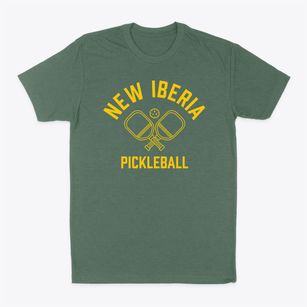 New Iberia Louisiana Pickleball Classic Dad T-Shirt