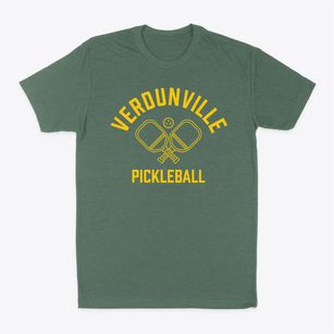 Verdunville West Virginia Pickleball Classic Dad T-Shirt