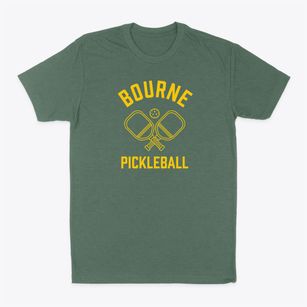 Bourne Massachusetts Pickleball Classic Dad T-Shirt