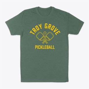 Troy Grove Illinois Pickleball Classic Dad T-Shirt
