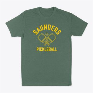 Saunders North Carolina Pickleball Classic Dad T-Shirt