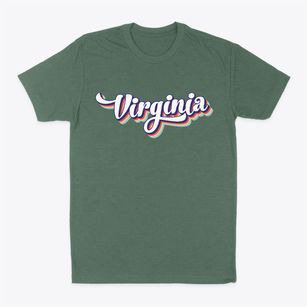  Virginia Retro Candy Vibes Classic Dad T-Shirt
