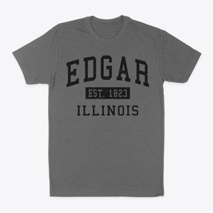 Edgar Illinois Classic Established Classic Dad T-Shirt