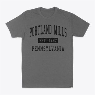Portland Mills Pennsylvania Classic Established Classic Dad T-Shirt