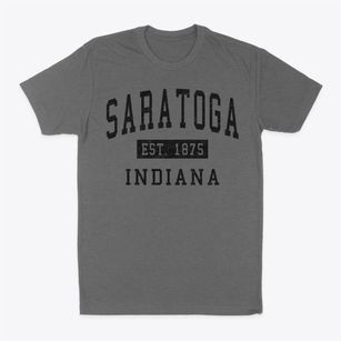 Saratoga Indiana Classic Established Classic Dad T-Shirt