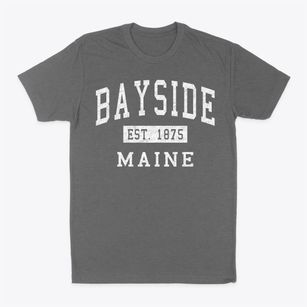 Bayside Maine Classic Established Classic Dad T-Shirt