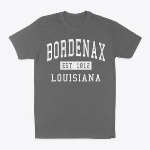 Bordenax Louisiana Classic Established Classic Dad T-Shirt