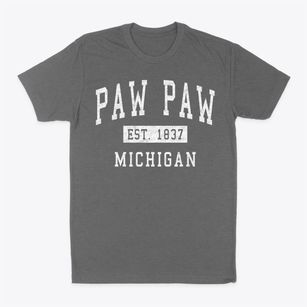 Paw Paw Michigan Classic Established Classic Dad T-Shirt