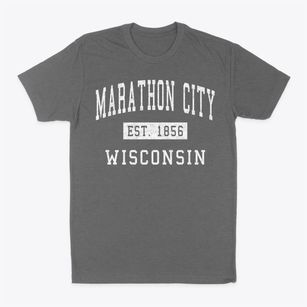 Marathon City Wisconsin Classic Established Classic Dad T-Shirt