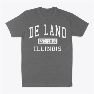 De Land Illinois Classic Established Classic Dad T-Shirt