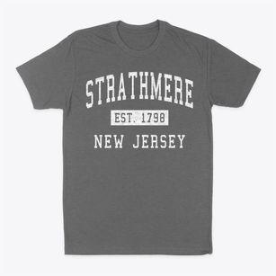 Strathmere New Jersey Classic Established Classic Dad T-Shirt