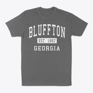 Bluffton Georgia Classic Established Classic Dad T-Shirt