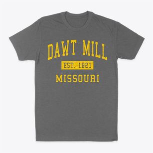 Dawt Mill Missouri Classic Established Classic Dad T-Shirt