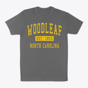 Woodleaf North Carolina Classic Established Classic Dad T-Shirt