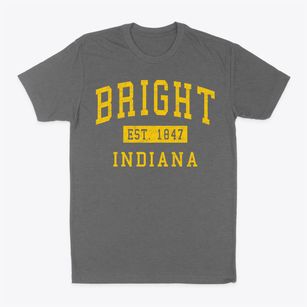 Bright Indiana Classic Established Classic Dad T-Shirt
