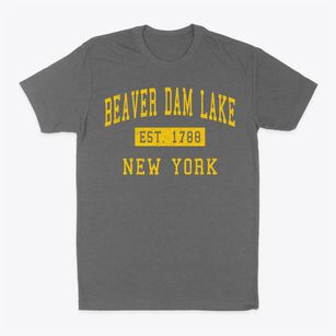 Beaver Dam Lake New York Classic Established Classic Dad T-Shirt