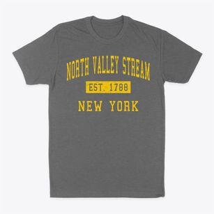 North Valley Stream New York Classic Established Classic Dad T-Shirt