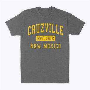 Cruzville New Mexico Classic Established Classic Dad T-Shirt