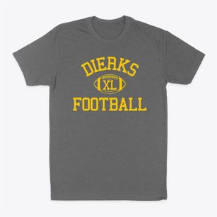 Dierks High School Classic Football Classic Dad T-Shirt