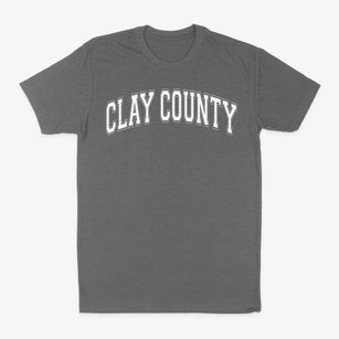 Clay County High School Varsity Arch Classic Dad T-Shirt