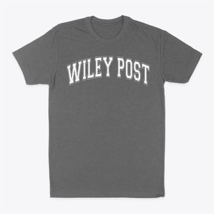 Wiley Post Elementary School Varsity Arch Classic Dad T-Shirt