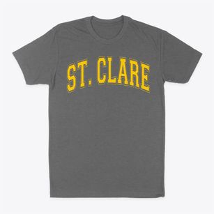 Saint Clare Of Assisi School Varsity Arch Classic Dad T-Shirt