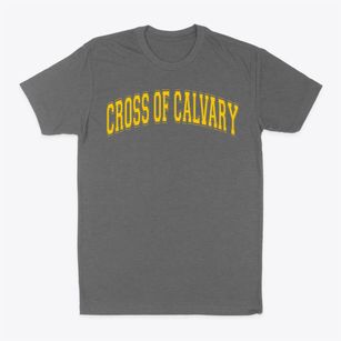 Cross Of Calvary Lutheran School Varsity Arch Classic Dad T-Shirt