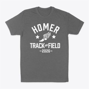 Homer Charter School Track and Field Classic Dad T-Shirt