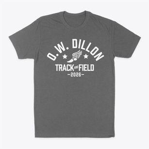 O.w. Dillon Elementary School Track and Field Classic Dad T-Shirt