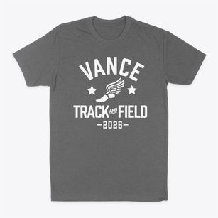 Vance High School Track and Field Classic Dad T-Shirt