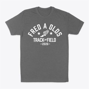 Fred A Olds Elementary School Track and Field Classic Dad T-Shirt