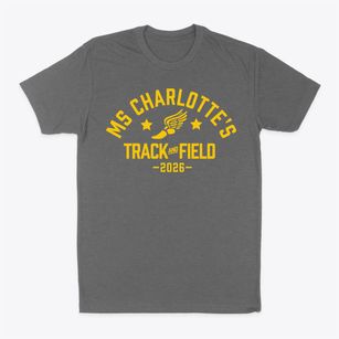 Ms Charlotte's Day Care Track and Field Classic Dad T-Shirt
